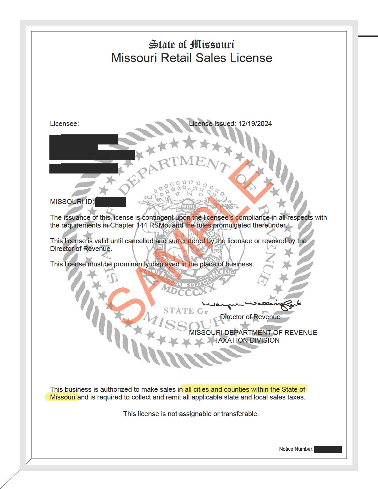 ALL Cities_MO Retail License Example