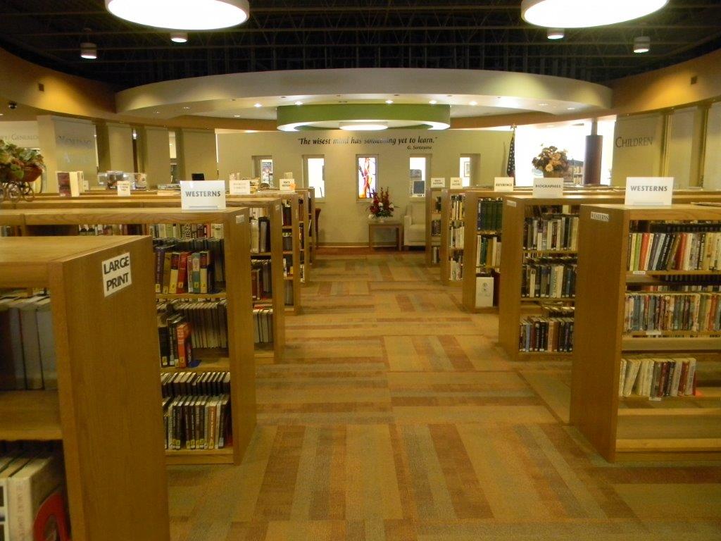 Inside the library