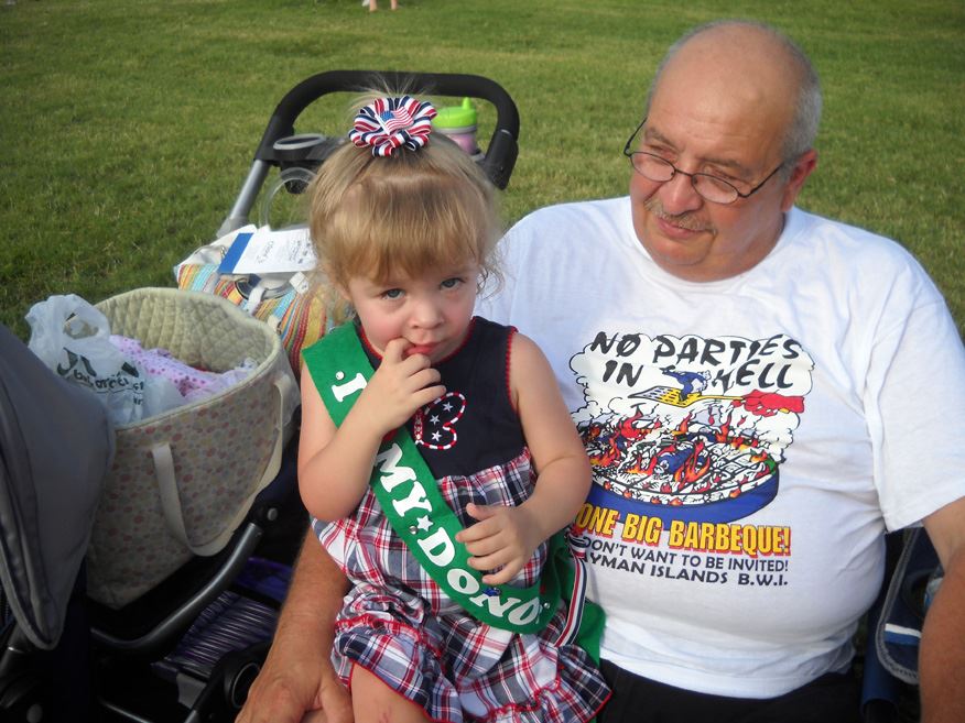 Ember McCoy with Grandpa